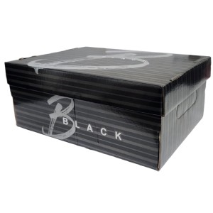 CAJA MEDIANA DE CARTON 398x295x144 BLACK