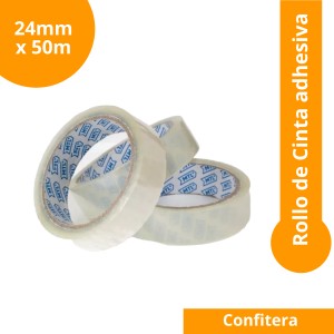 CINTA CONFITERA 24x50 TRANSPARENTE