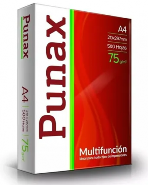 PUNAX RESMA A4 75gr 21x297 500hj