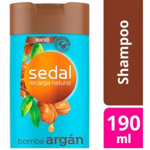 SEDAL SHAMPOO x 190ml BOMBA ARGAN